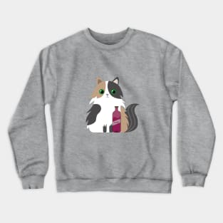 Wine Cat Crewneck Sweatshirt